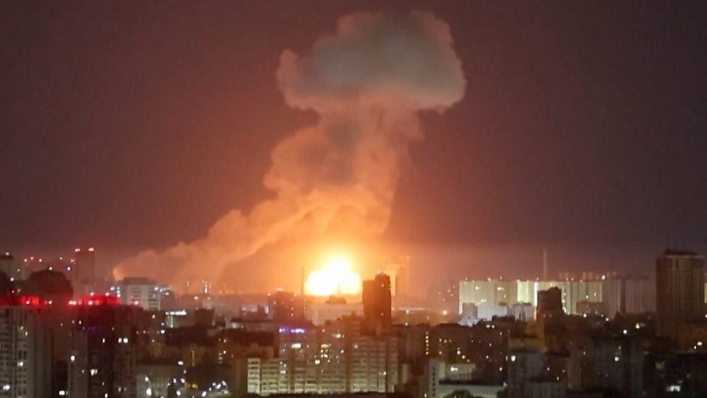Russia launches massive overnight missile and drone barrage on Kyiv, killing at least two