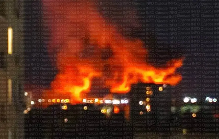 High-rise building catches fire in Odesa after drone attack, residents rescued from blaze