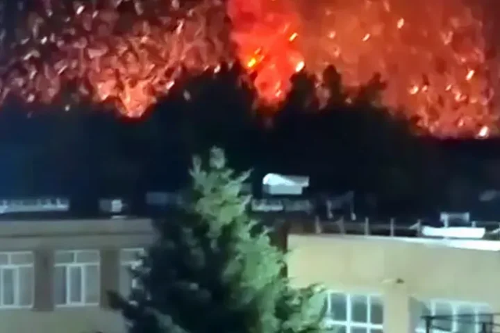 Key Russian military facility hit in occupied Khartsyzk