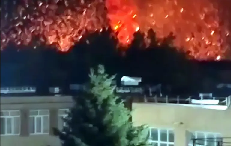 Key Russian military facility hit in occupied Khartsyzk