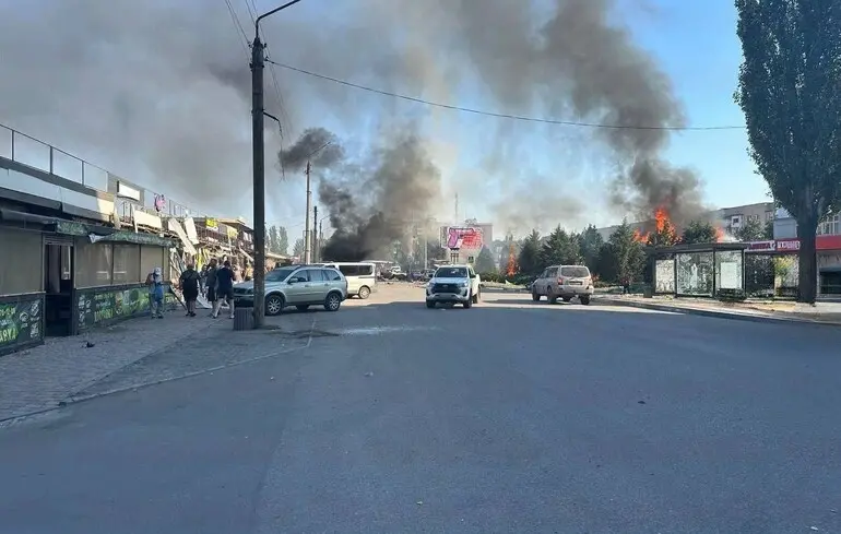 Local hospital overwhelmed as Russians strike downtown Dobropillya with KAB bomb