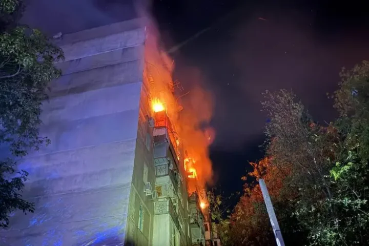 Massive drone attack on Odesa: authorities report first casualties and share footage from the scene