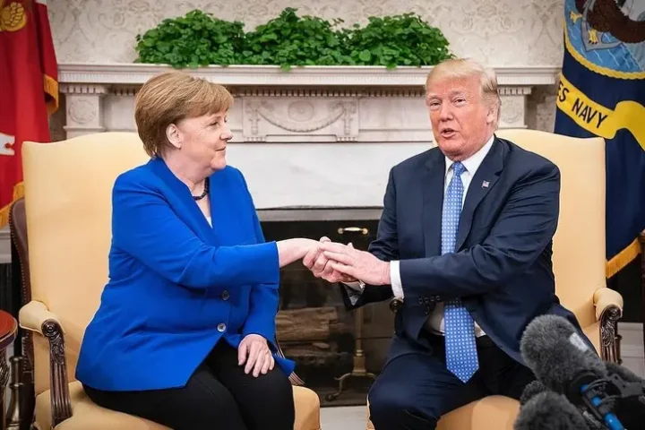 Merkel: Trump seeks to make everyone look at him, tariffs story confirms this