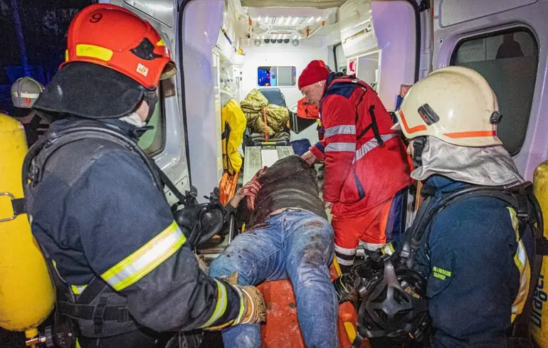 People injured in Kharkiv following Russian missile strike in two districts