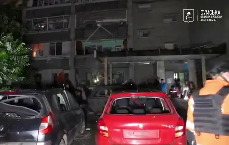 Residents in shock: OVA reveals the aftermath of Russia's strike on Sumy