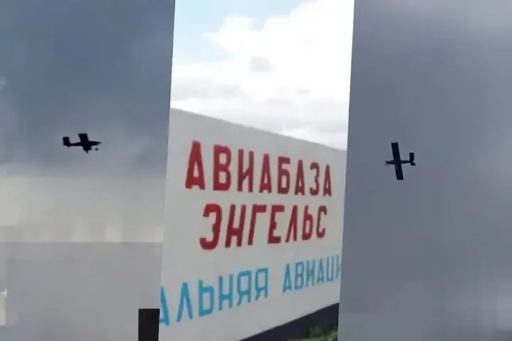 Russians report drone attack on airfield in Engels