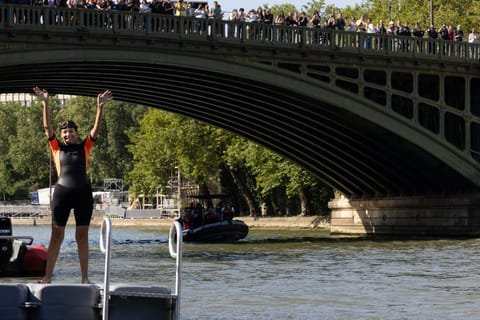 Seine swimming pool opening adds to Paris mayor's green initiatives