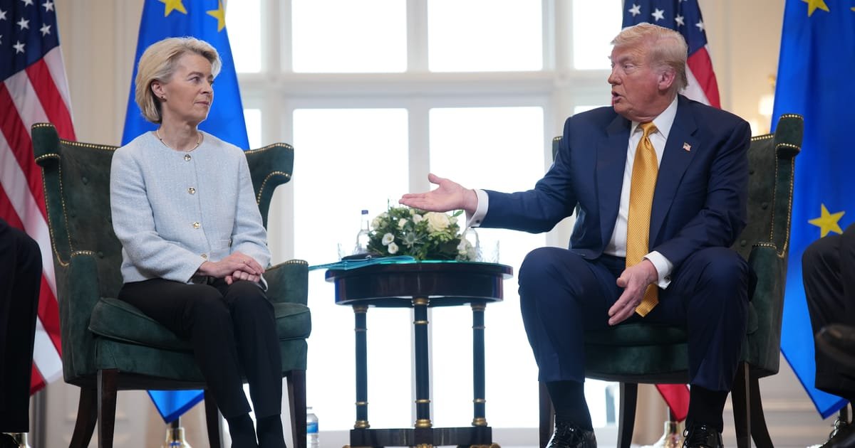 Trump and von der Leyen express optimism about trade negotiations