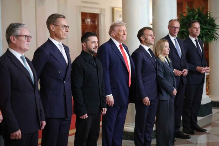 Zelensky, Trump and European leaders meet in Washington