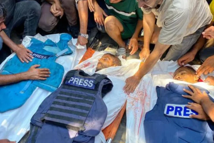 China expresses shock over deaths of journalists in Israeli airstrike on Khan Younis hospital