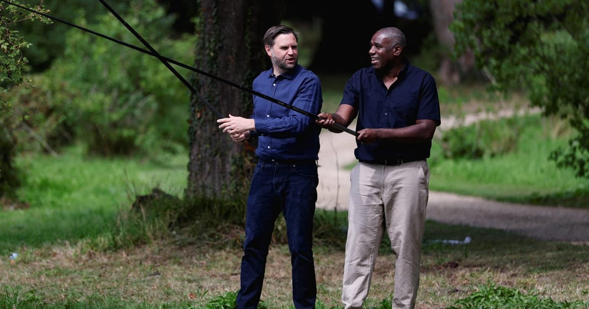 David Lammy faces scrutiny over unlicensed fishing incident with JD Vance