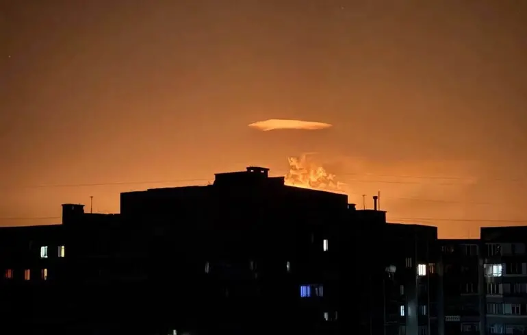 Drone attack causes significant fire at gas facility in Dnipropetrovsk region