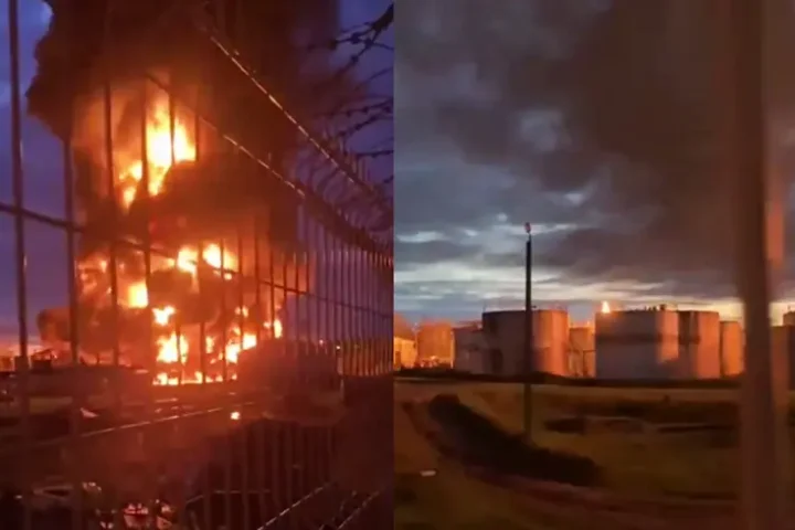 Drones strike oil refinery in Russia's Komi region for the first time