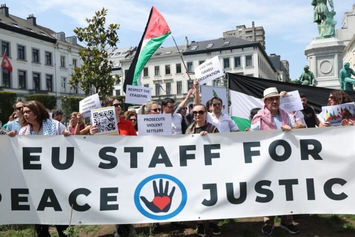 EU staff express concerns over treatment amid Gaza solidarity protests