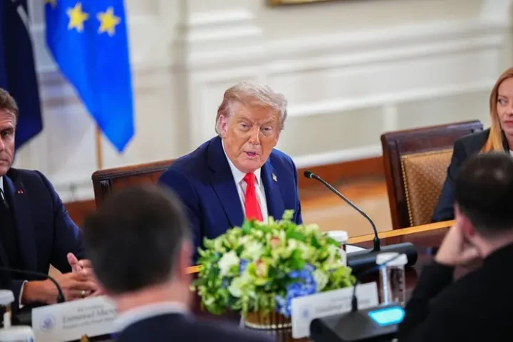 European leaders' key statements during meeting with Trump on Ukraine conflict