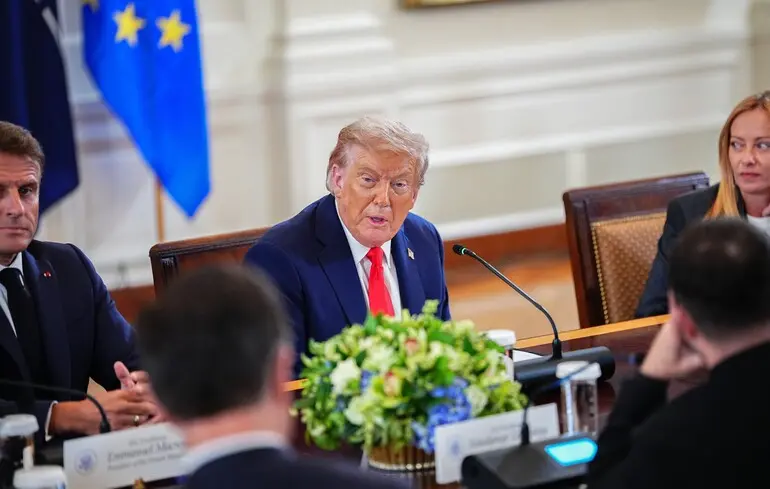 European leaders' key statements during meeting with Trump on Ukraine conflict