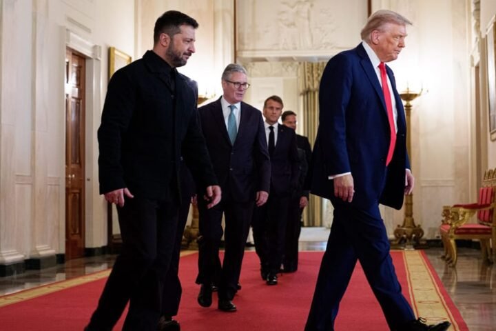 European leaders' visit to Trump highlights unusual moments and unexpected praise