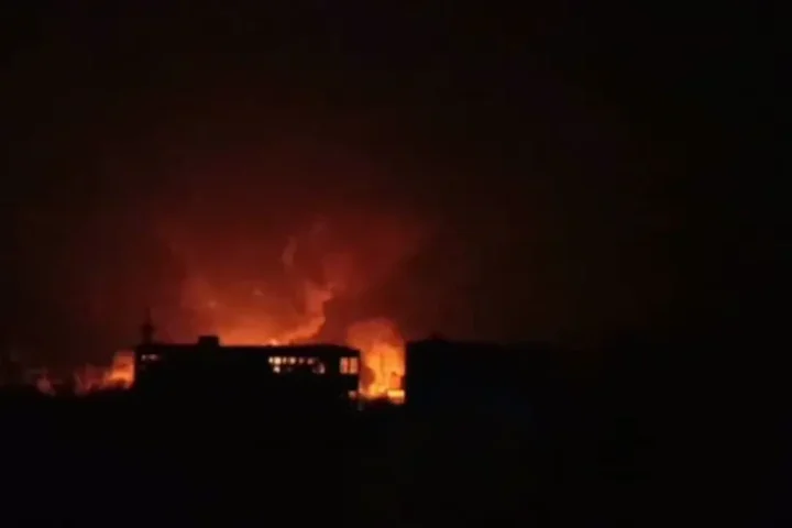 Explosion at power substation in Berdiansk cuts power to Russian military repair base