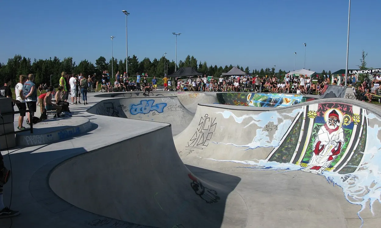 Kapermolenpark skate park in Hasselt reopens following extensive renovation