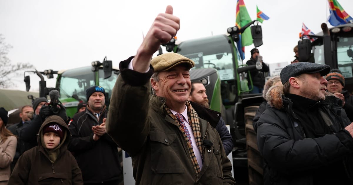 Nigel Farage aims for significant support in rural Britain
