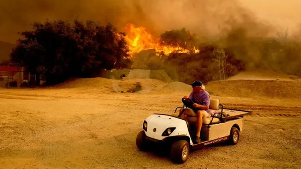Rapid wildfire prompts evacuations in Southern California amid extreme heat conditions