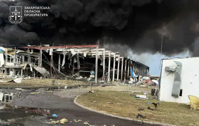 Russia strikes appliance manufacturing plant in Mukachevo, Ukraine