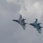 Russian army strikes bridge area in Kherson with air bomb again