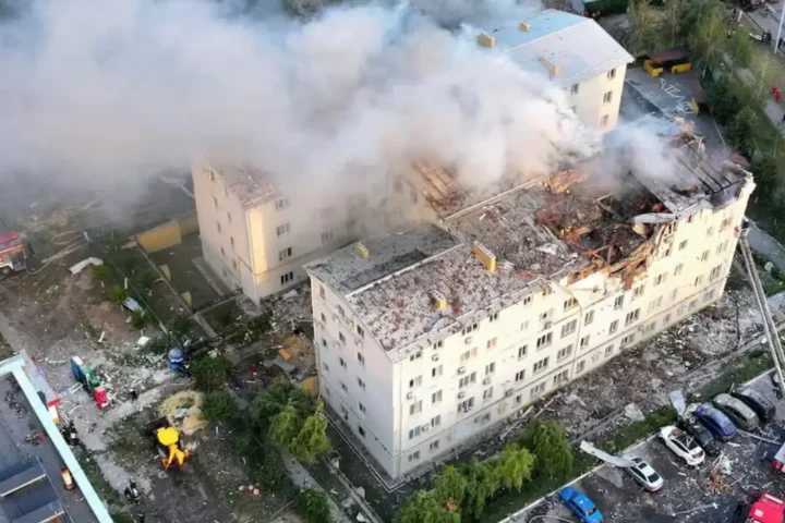 Russian drone strike in Kharkiv results in seven fatalities, including children