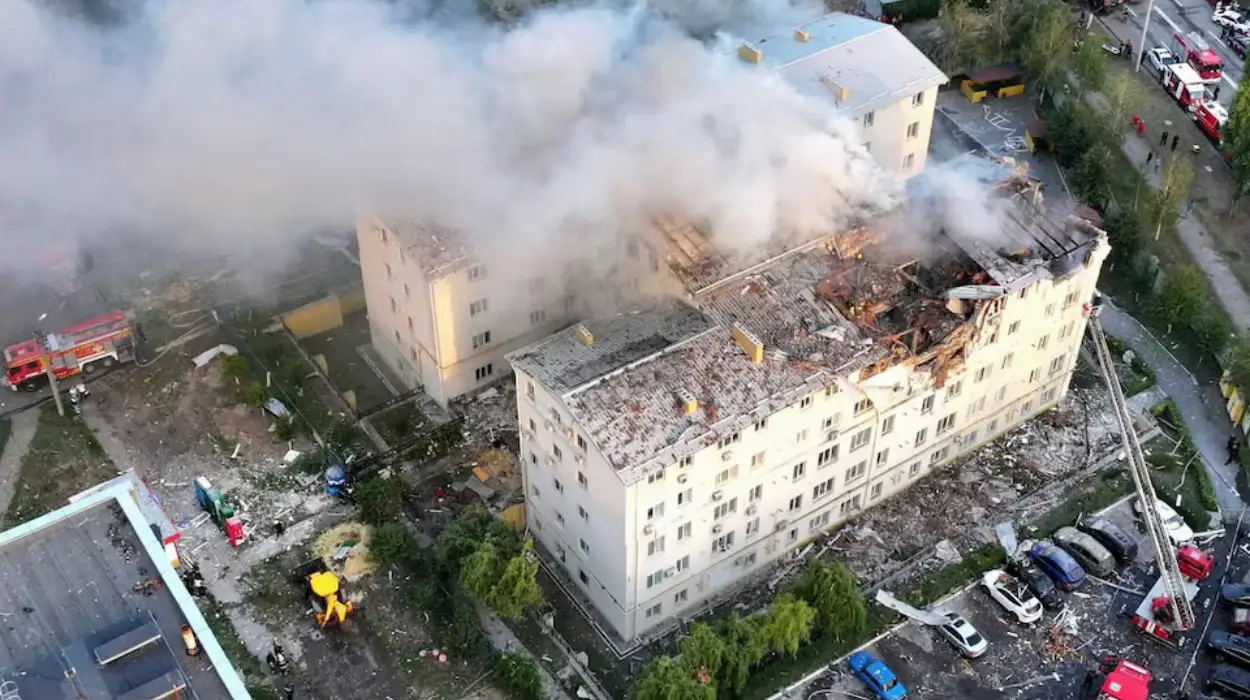 Russian drone strike in Kharkiv results in seven fatalities, including children