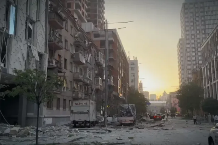 Russian missile strikes damage British Council building and Ukrainian Truth office in Kyiv