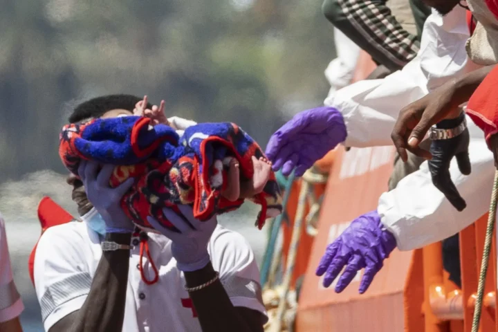 Spain rescues 248 migrants stranded on boat 429 kilometers south of Gran Canaria