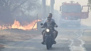 Strong winds exacerbate wildfires in Greece, prompting evacuations and emergency responses