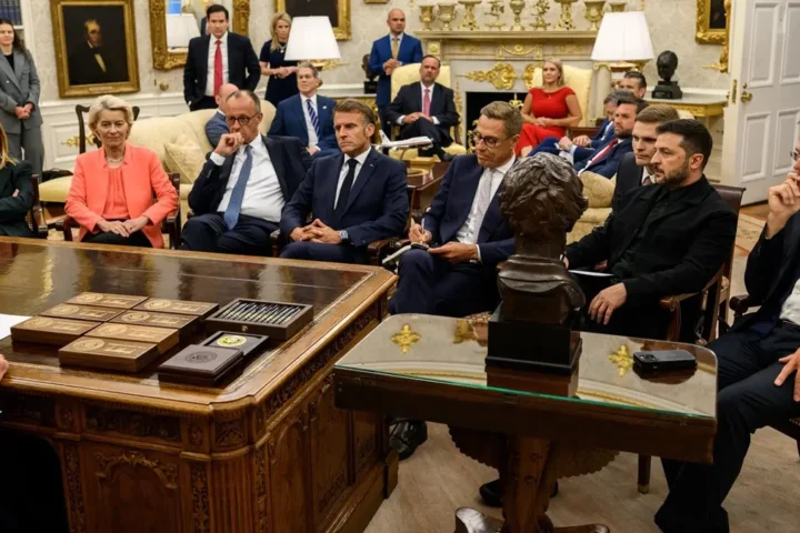 Trump, Zelensky and European leaders meet for security talks on Ukraine at the White House