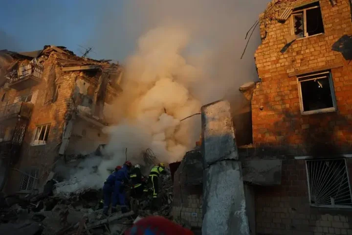 Two children dead in Kyiv attack as rescue efforts continue to search for survivors