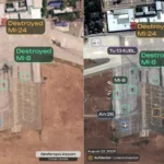 Ukrainian drone attack reportedly destroys Russian helicopters in Crimean airport