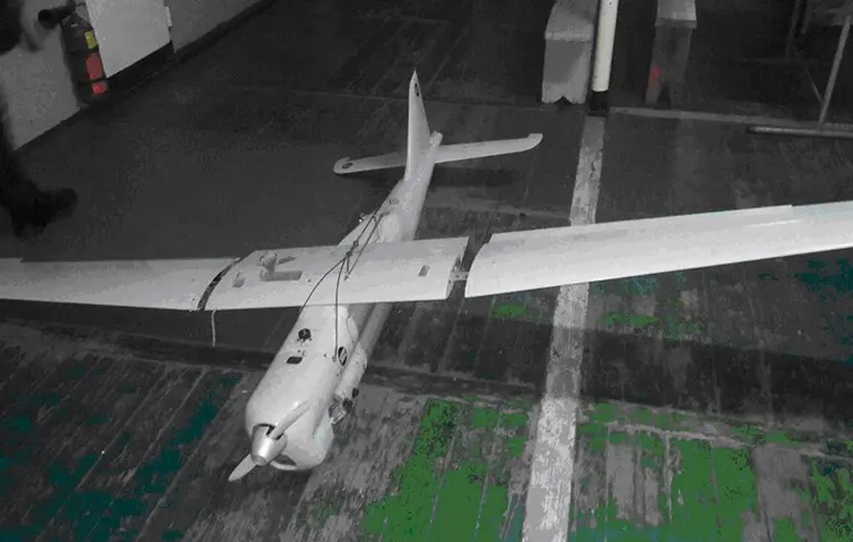 Ukrainian forces down Russian "Orlan" drone carrying FPV drones