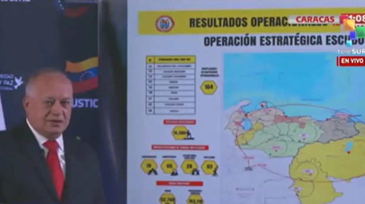 Venezuelan interior minister challenges US claims on drug trafficking routes