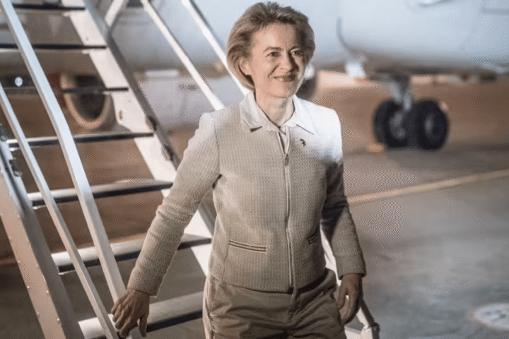 Von der Leyen’s plane forced to land in Bulgaria after GPS failure
