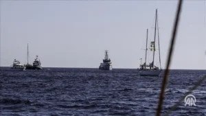Global Sumud Flotilla temporarily halted by mechanical issue but remains on course to Gaza