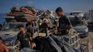 Israeli offensive in Gaza leads to displacement of 75,000 Palestinians in one week