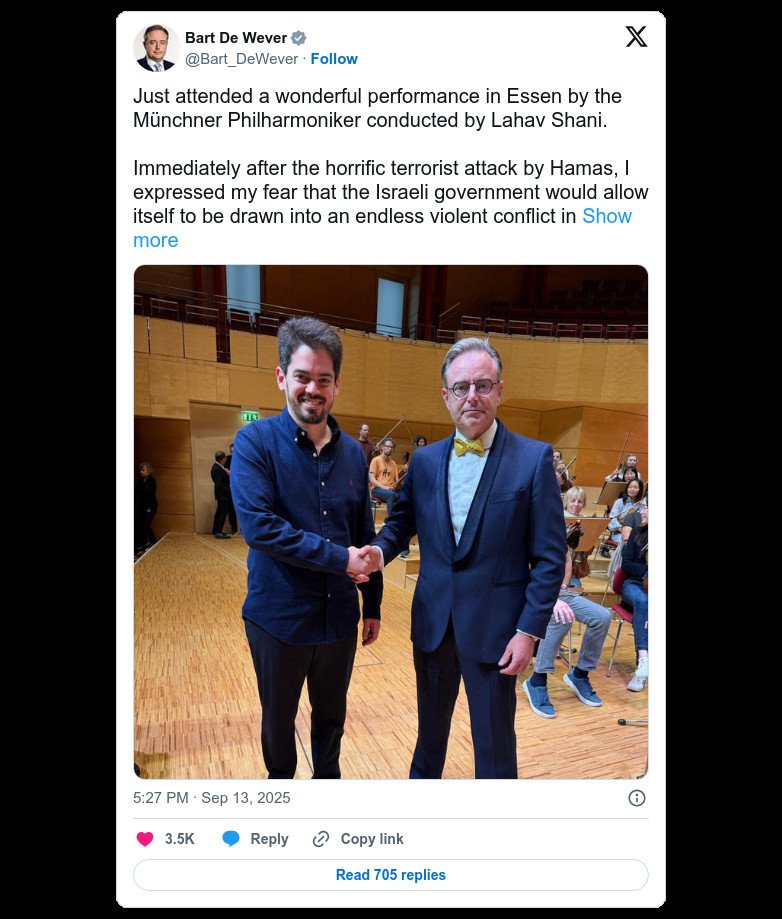 Lahav Shani responds to cancellation of Ghent concert, condemns political pressures