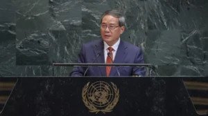 Li Qiang criticizes unilateralism and calls for global solidarity at UN General Assembly