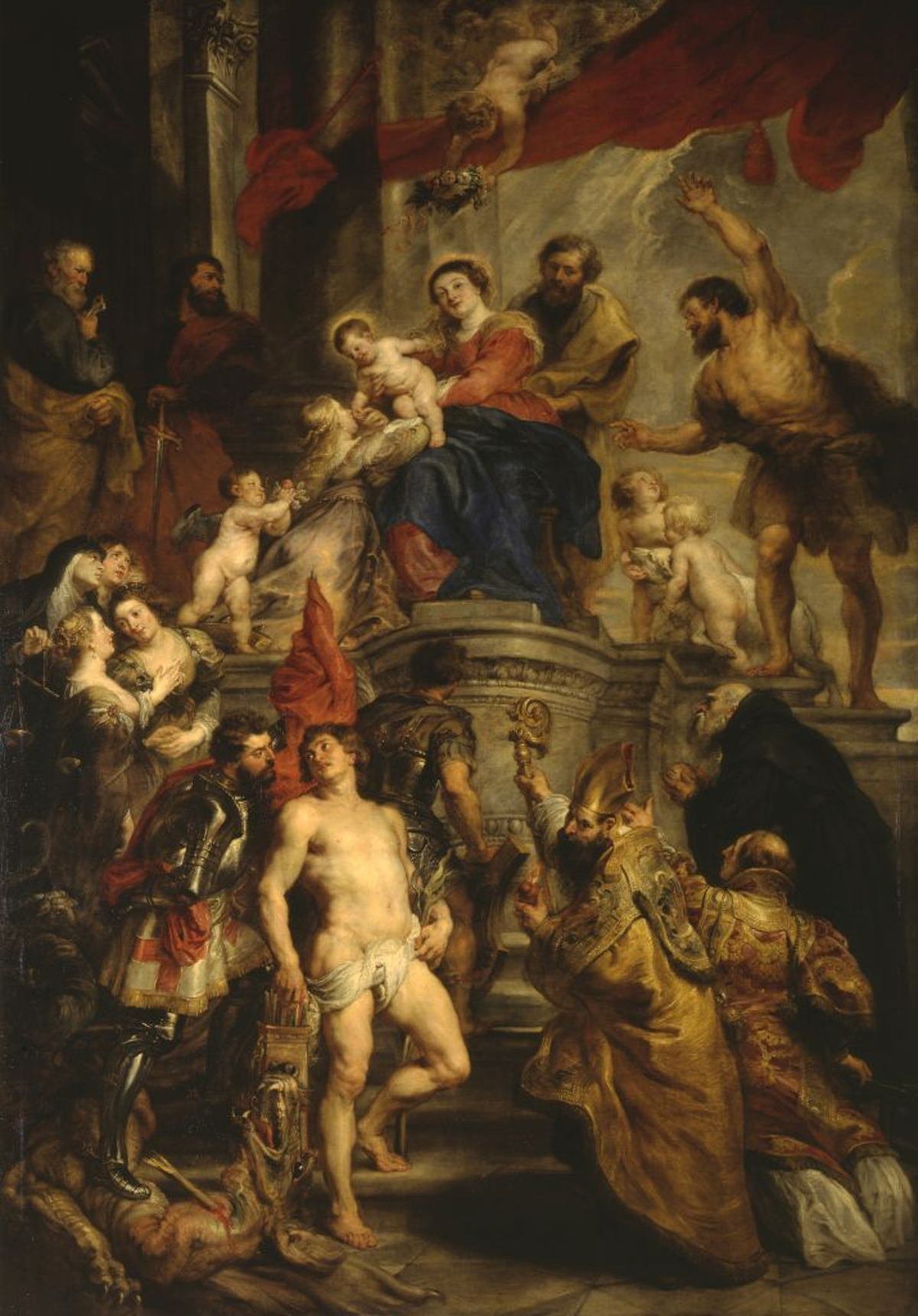 Restoration of Rubens’ Enthroned Madonna at KMSKA completed after two-year project