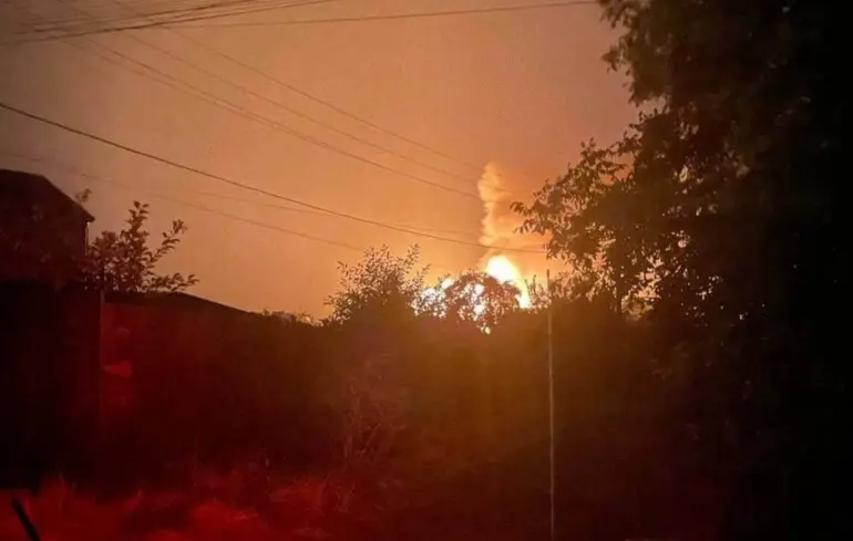 Russian drone strikes hit Zaporizhzhia, causing fire in residential area