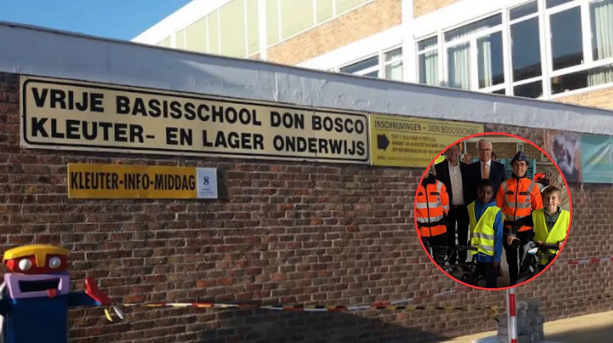 Bredene students' bikes inspected with new app under West Flanders' safety campaign