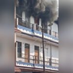 Fire erupts at warehouse in Prayagraj, firefighting efforts underway