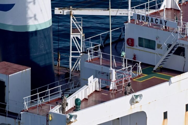 French military detains crew of vessel suspected of ties to Russian shadow fleet