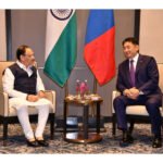 JP Nadda discusses healthcare cooperation with Mongolian President Ukhnaa during state visit