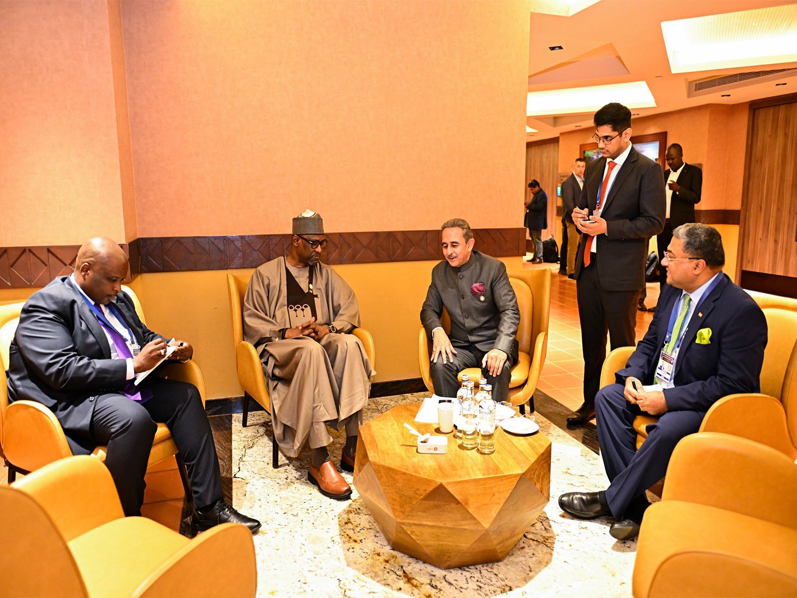 Minister of state Kirti Vardhan Singh meets Mali's foreign minister at NAM meeting