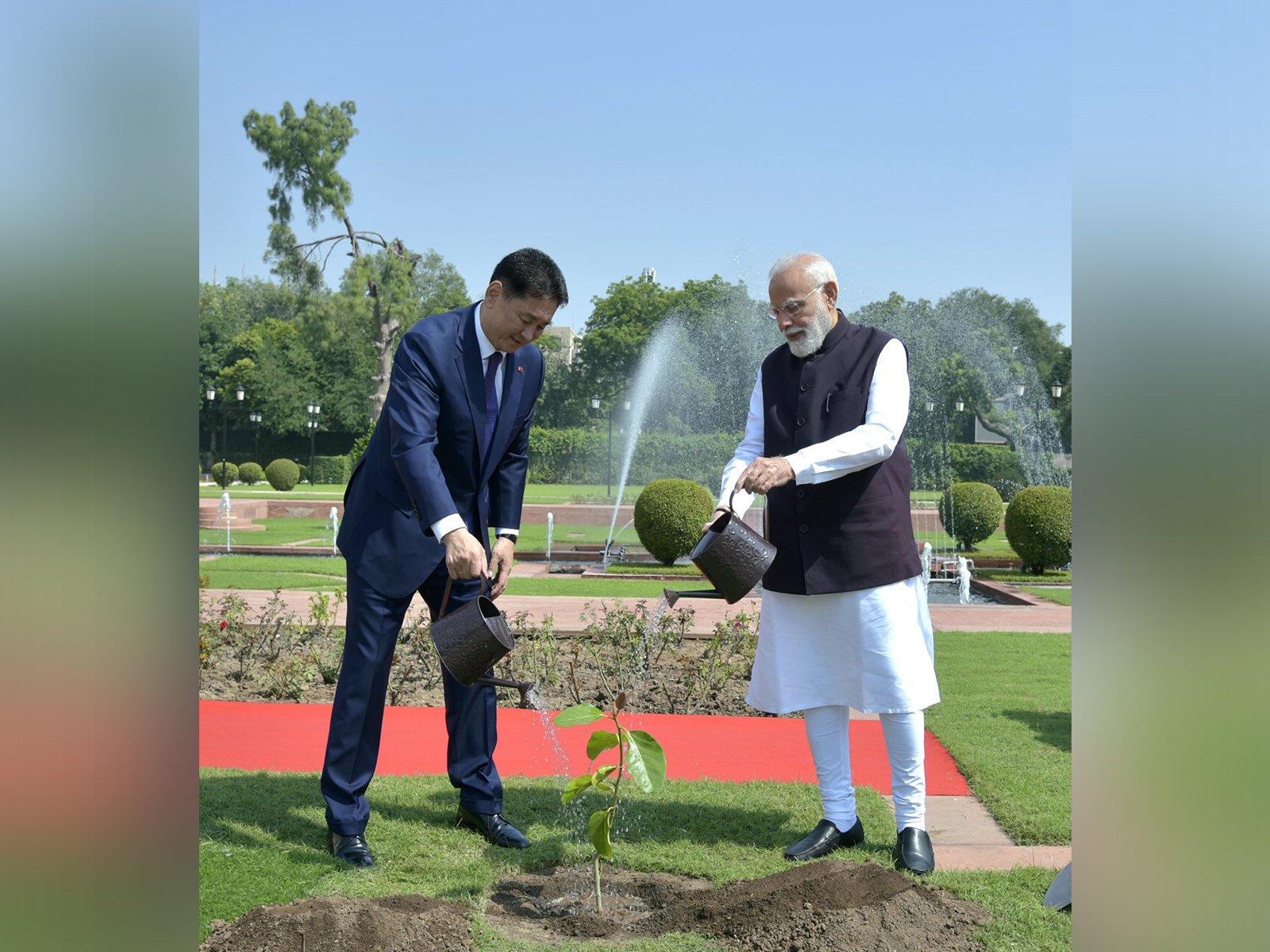 Modi and Mongolian president collaborate on tree planting initiative for environmental sustainability